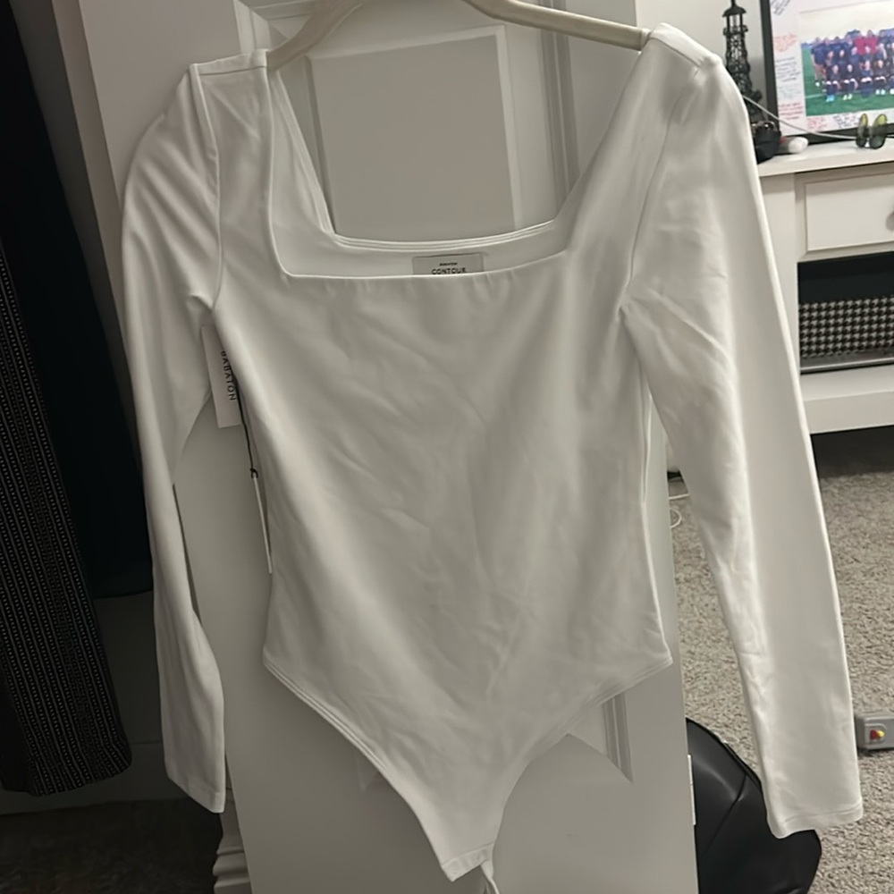 aritiza contour square neck bodysuit